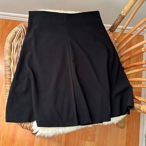 Black a-line skirt